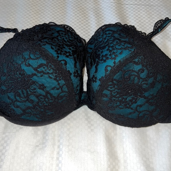Cacique green and black bra size 40DD - Picture 1 of 4